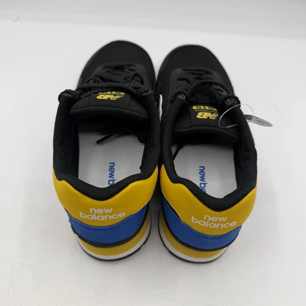 New Balance 515 Shoes YOUTH‎ Kids Sz 3 WIDE Black Blue Yellow Sneakers PC515BA